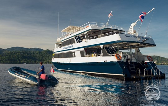 Thailand Aggressor Yacht and Tender